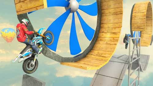 Top Tricky Trail Bike Racing Game Stunts Master: Extreme Ramp Bike Crazy Racing 3D