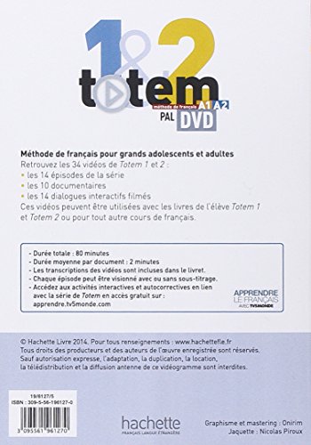 Totem 1 et 2 - DVD PAL: H.TOTEM