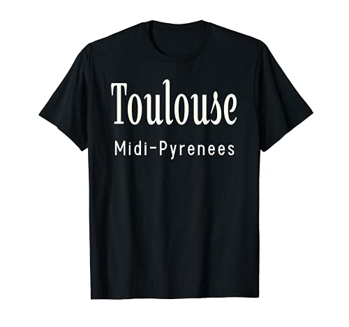 Toulouse Midi-Pirineos Francia Francesa Regional Ropa Camiseta