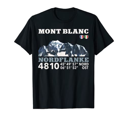 Tour Du Mont Blanc Montblanc TMB Montblanc - Montañismo, Senderismo Montaña Camiseta