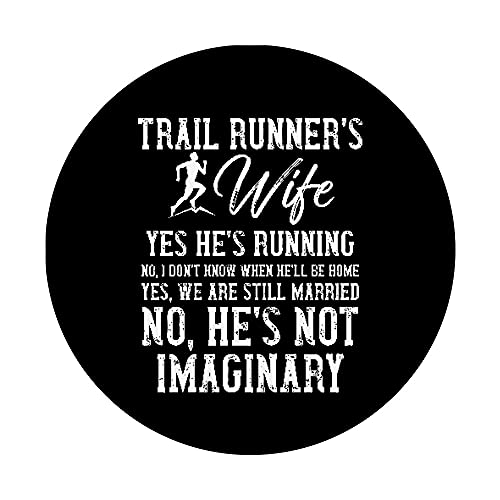 Trail Runner's Wife Adventure Hiking PopSockets PopGrip Intercambiable