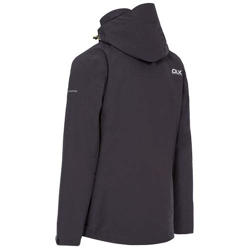 Trespass hombres Oswalt chaqueta impermeable, hombre, color Negro - negro, tamaño XL