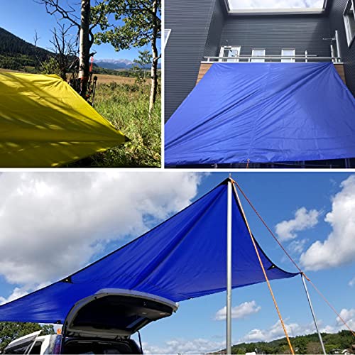 TRIWONDER Toldo Impermeable Camping Lona de Suelo Refugio Sombrilla Estera para Senderismo Tienda de Campaña Picnic al Aire Libre (Azul Oscuro - Solo Lona, S - 2.5 x 1.5m)