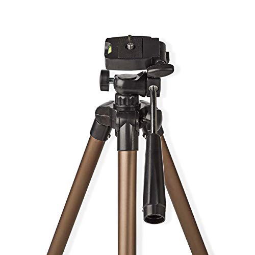 TronicXL - Trípode universal para cámaras réflex digitales (130 cm, aluminio, compatible con Canon EOS Nikon, Samsung Canyon Rollei, Sony Slider lumix G, cámara fotográfica, trípode de vídeo)