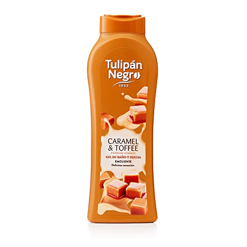 Tulipán Negro Gel de Baño Caramelo, Naranja, 720 Mililitros
