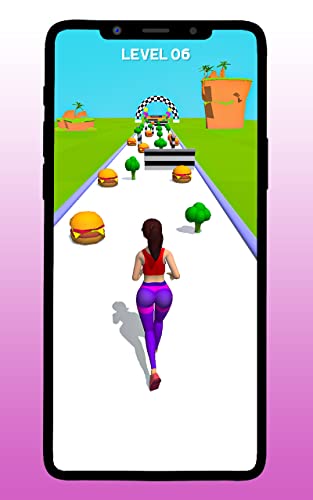 Twerk Body Run Race Fat Runner Twerking Dance Challenge 3D - Collect Burger and Healthy Food to Grow your Butt and Rush through Obstacle Twerking Fun Running Game