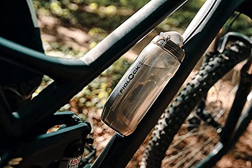Twist Bottle 590 + Bike Base Set Transparent Black