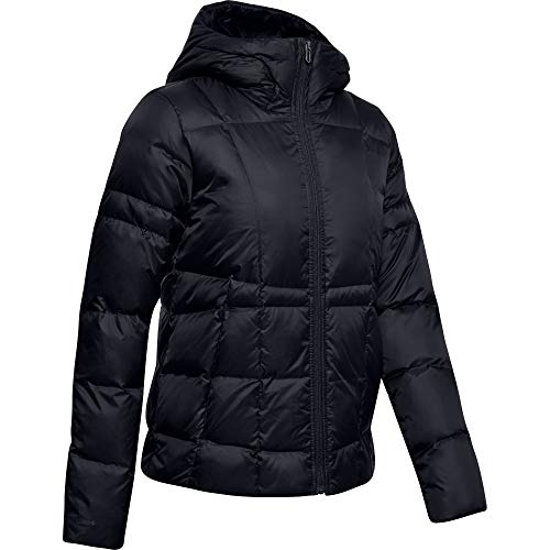 Under Armour Armour Down Hooded Jkt Chaqueta, Mujer, Negro, MD