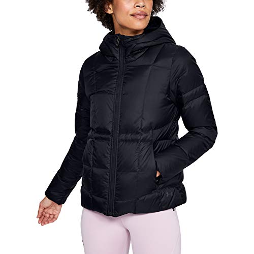 Under Armour Armour Down Hooded Jkt Chaqueta, Mujer, Negro, MD