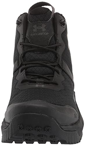 Under Armour UA Micro G Valsetz Mid, Zapatos de escalada, Hombre, Negro (Black / Black / Jet Gray), 41 EU