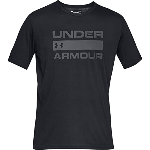 Under Armour UA TEAM ISSUE WORDMARK, Camiseta Hombre, Negro (Black / Rhino Gray) , M