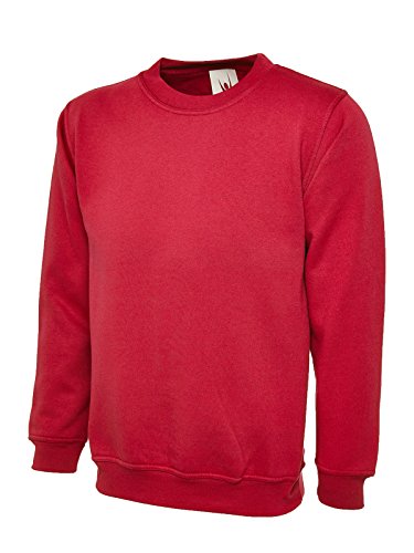Uneek clothing UC201 - Sudadera Premium (350 gsm) - Rojo - XXXXL Grande