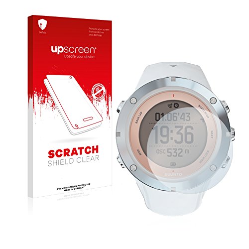 upscreen Protector Pantalla Compatible con Suunto Ambit3 Sport Sapphire Película Protectora – Transparente, Anti-Huellas