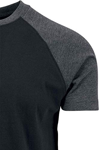 URBAN CLASSICS Camiseta Básica Hombre de Manga a Corta, Cuello Redondo, Algodón, Largo Normal, Estilo Moderno, Disponible en distintos colores, Tallas XS - 5XL