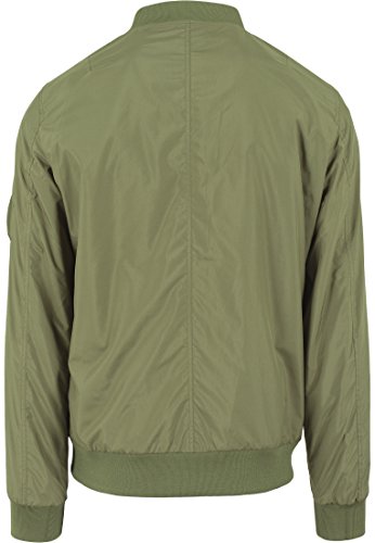 Urban Classics Light Bomber Jacket Chaqueta, Verde (Olive), XXL para Hombre