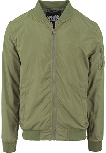 Urban Classics Light Bomber Jacket Chaqueta, Verde (Olive), XXL para Hombre