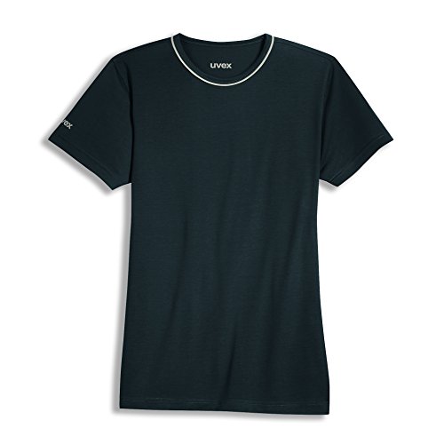 Uvex 8915 Camiseta Deportiva de Tejido Lyocell Ligero y antiolor, Color Negro, Talla 6XL