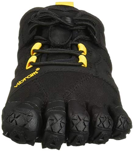 Vibram Fivefingers V 2.0, Zapatillas de Trail Running Mujer, Negro (Black/Yellow Black/Yellow), 38 EU