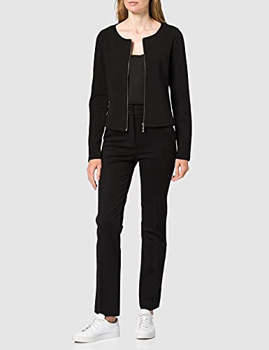 Vila Clothes Vinaja New Short Jacket-Noos Chaqueta de Traje, Negro (Black), 40 (Talla del Fabricante: Large) para Mujer
