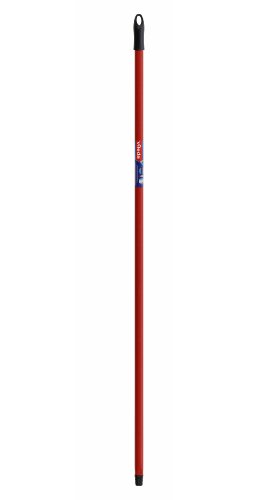 Vileda - Palo universal para fregonas, 140 cm de longitud, diseño de anclaje universal, color rojo