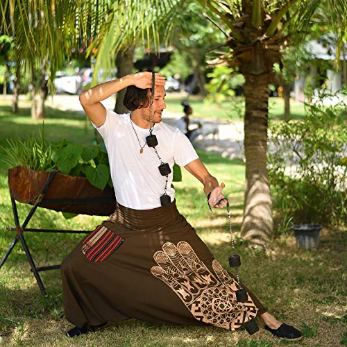 virblatt Pantalones Bombacho Mujer Yoga cagados como pantalón Chandal árabe - Entspannt brsm