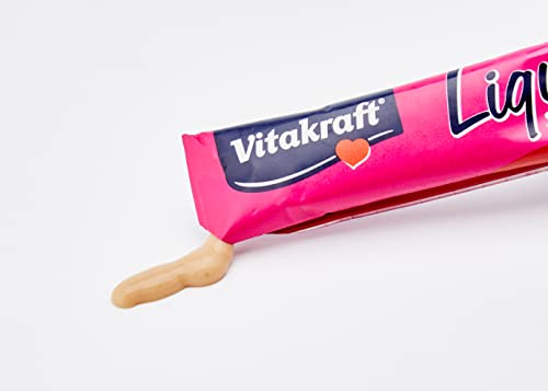 Vitakraft 23521 - Merienda líquida con carne de res y hierba de gato, 1 paquete con 6 bolsas de 15 gr, total 90 gr