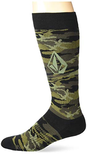 Volcom TTT Sock Calcetines para Snowboarding, Servicio Verde, XS/S para Mujer