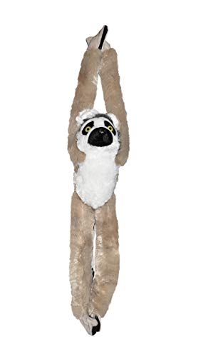 Wild Republic - Hanging Monkey, mono de peluche lémur de cola anillada, 51 cm (15261)
