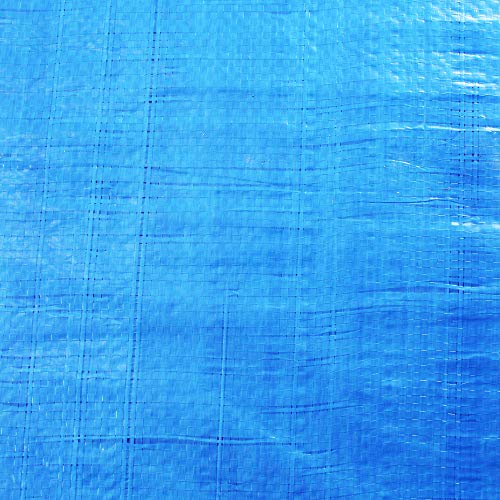 Wurko - Toldo Rafia 2,90 x 5,90 m Sombra Azul Con Ollaos