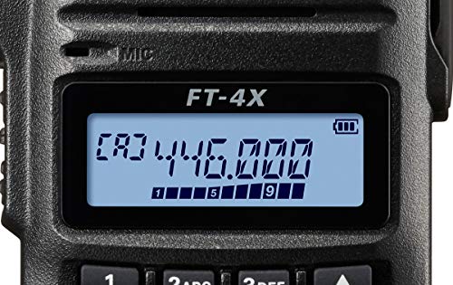 YAESU FT4XE Walkie Talkie Bibanda VHF/UHF 144-440 MHz PINGANILLO PIN19M