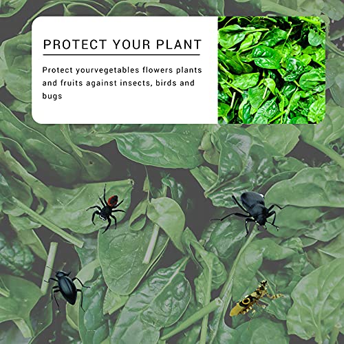 Yisscen Red de Protección de Insectos, Se Puede Cortar Red Vegetal, Malla Fina Red de Aves, Malla Anti Insectos Huerto, Red Antimosquitos Control de Plagas y Protección de Plantas (3mx3m)