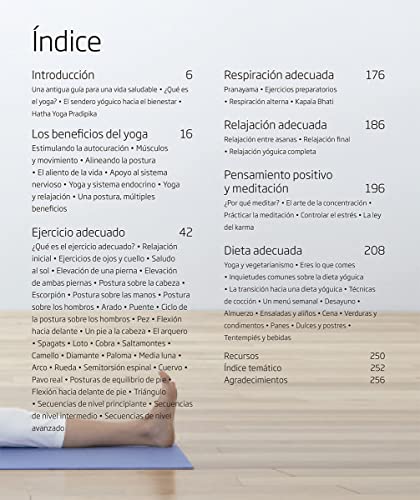 Yoga, tu guía en casa (Nueva edición): Programa completo de yoga, ejercicios de meditación y recetas nutritivas