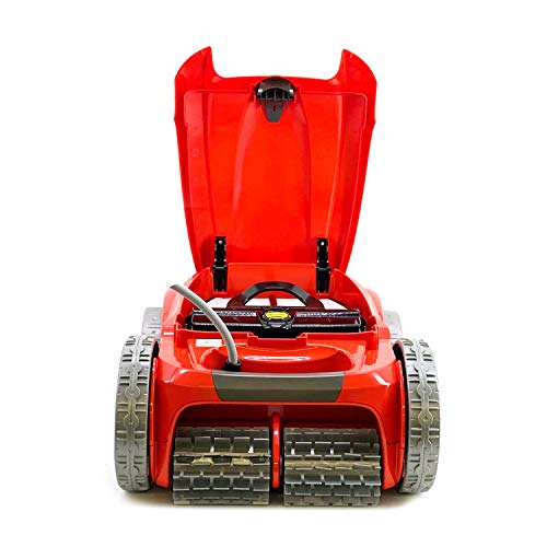 Zodiac FR 3485 Red Robot limpiafondos Piscina (Suelo, Pared, Linea de flotación) Tecnología Vortex, Rojo