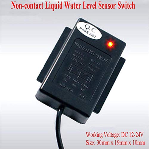 12-24V tanque sin contacto nivel de agua líquido detectar sensor interruptor contenedor DC 5V