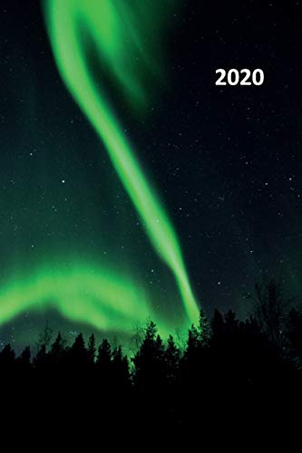 2020: Aurora Borealis Compact Planner Calendar Organizer Daily Weekly Monthly Student Northern Lights Iceland