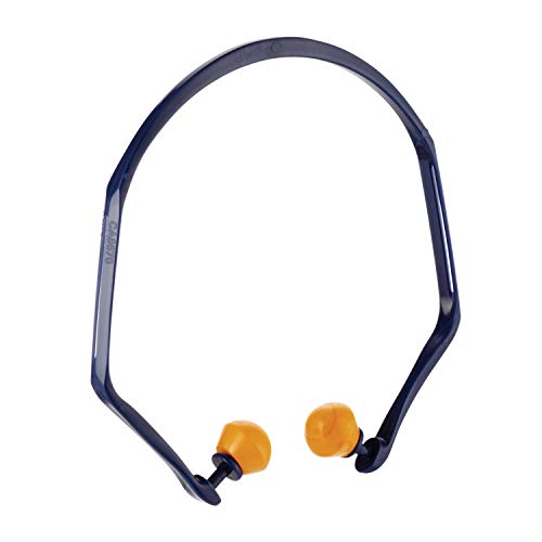 3M Tapones con banda 1310, ligeros y cómodos, sin presión, protección auditiva contra niveles de ruido comprendidos entre 87-98 dB (SNR: 26 dB), 1 kit con 2 pares de repuesto