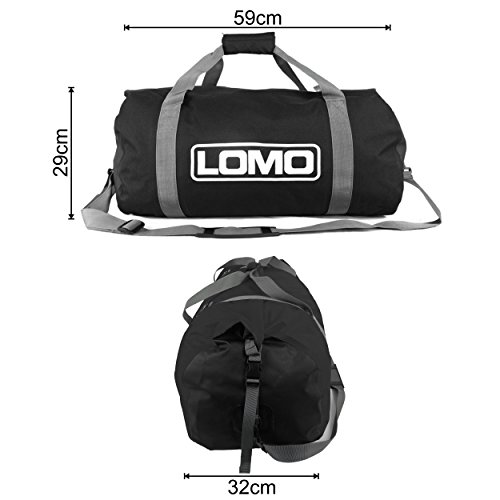 40L Dry Bag Holdall. Motorcycle Dry Bag Duffel - Black