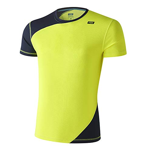 42K Running - Camiseta técnica 42K Zenith Fluor Yellow XL