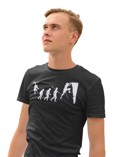 6TN Hombre Evolución de la Escalada Camiseta (XXL)