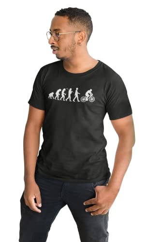 6TN Hombre Evolution de Ciclismo Camiseta de Manga Corta - Negro, Large