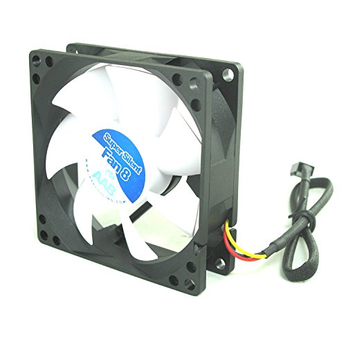 AABCOOLING Super Silent Fan 8 - Un Silencioso y Muy Efectivo Ventilador 80mm, Ventilador Laptop, Fan Cooler 8cm, Fan PC, 33m3/h, 1600 RPM 13,9 dB(A)