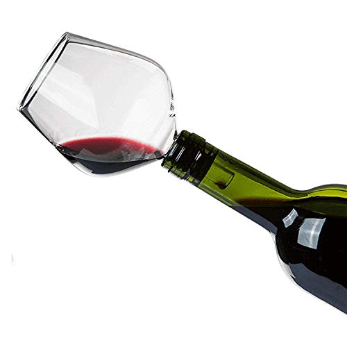 Accesorio XXL para botellas de vino de cristal con junta de silicona, accesorio para copa de vino, accesorio para copa de vino, JGA, para fiesta, artículo de broma