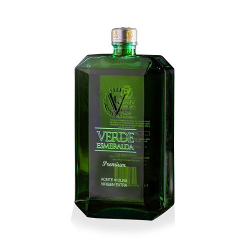 Aceite Oliva Verde Esmeralda Premium | Botella de 500ml | Aceite de Oliva Virgen Extra | Variedad Picual | Producto Gourmet | Ideal para regalar