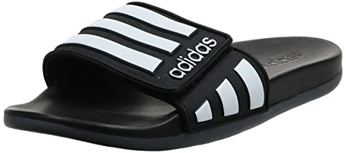 Adidas Adilette Comfort Adj, Zapatillas Deportivas Hombre, Core Black/FTWR White/Grey Six, 42 EU