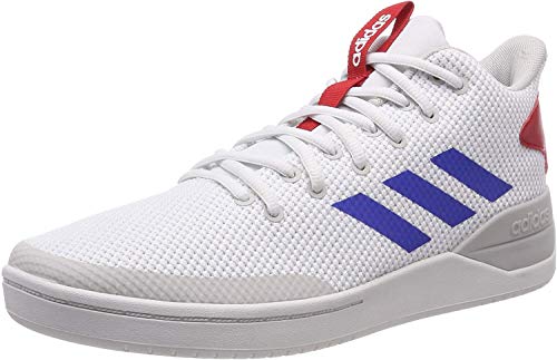 adidas Bball 80s, Zapatillas Altas Hombre, Blanco (Footwear White/Blue/Scarlet 0), 42 2/3 EU