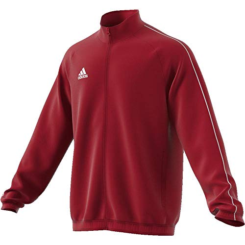 Adidas CORE18 PRE JKT Chaqueta de Deporte, Hombre, Rojo (Rojo/Blanco), XL
