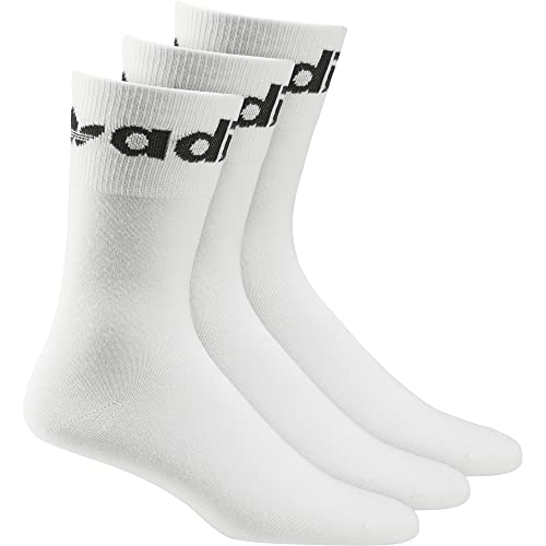 adidas GN4894 FOLD CUFF CRW Socks unisex-adult white/black L