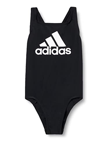 adidas GN5892 YG BOS Suit Swimsuit Girls Black/White 7-8A