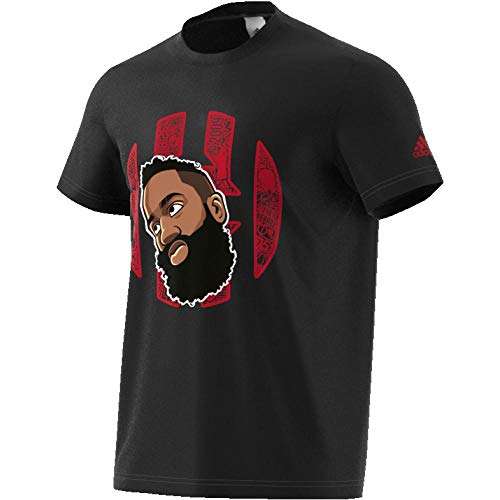 adidas Hrdn Gkd Up HD Camiseta de Baloncesto, Hombre, Negro (Negro/Escarl), S