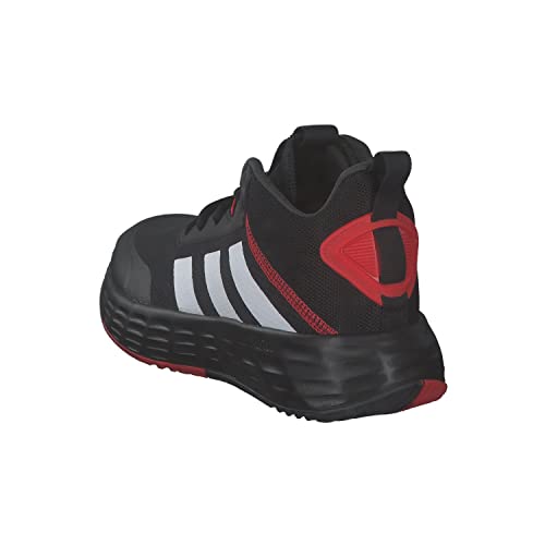 adidas OwnTheGame 2.0, Basketball Shoe Hombre, Core Black/Cloud White/Carbon, 44 2/3 EU
